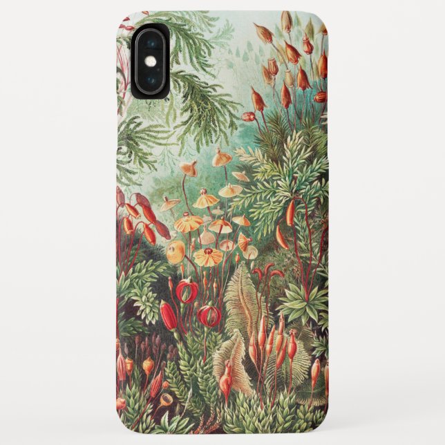 Funda De Case-Mate Para iPhone Mosses, muscinae Laubmoose por Ernst Haeckel (Reverso)
