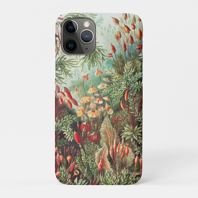 Funda De Case-Mate Para iPhone Mosses, muscinae Laubmoose por Ernst Haeckel (Reverso)