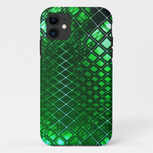 Funda Para iPhone 11 Mostrando el verde oscuro dibujar un yute curvo