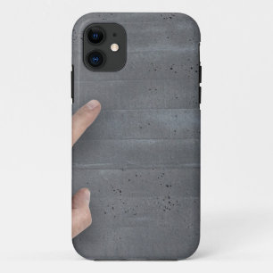Funda Para iPhone 11 Mostrar el concepto a mano en la plantilla de espa