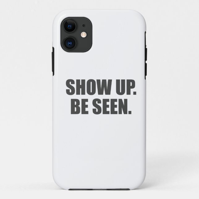 Funda De Case-Mate Para iPhone Mostrar. Sé Visto. (Reverso)