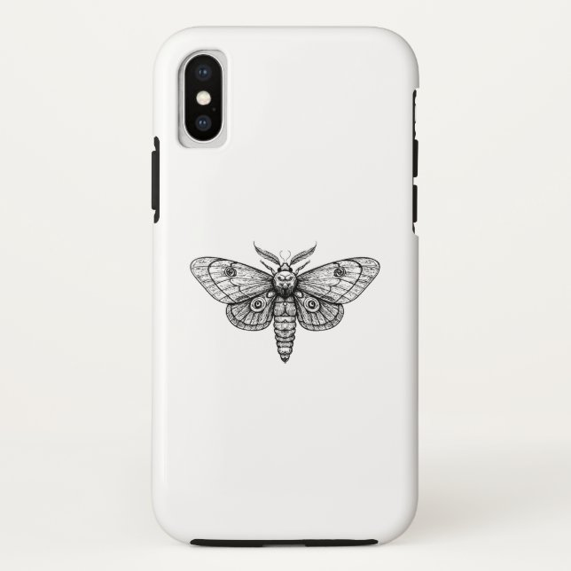 Funda De Case-Mate Para iPhone Moth (Reverso)