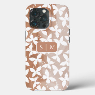 Funda Para iPhone 13 Pro Moth Butterfly patrón Funda-Mate iPhone Estuche