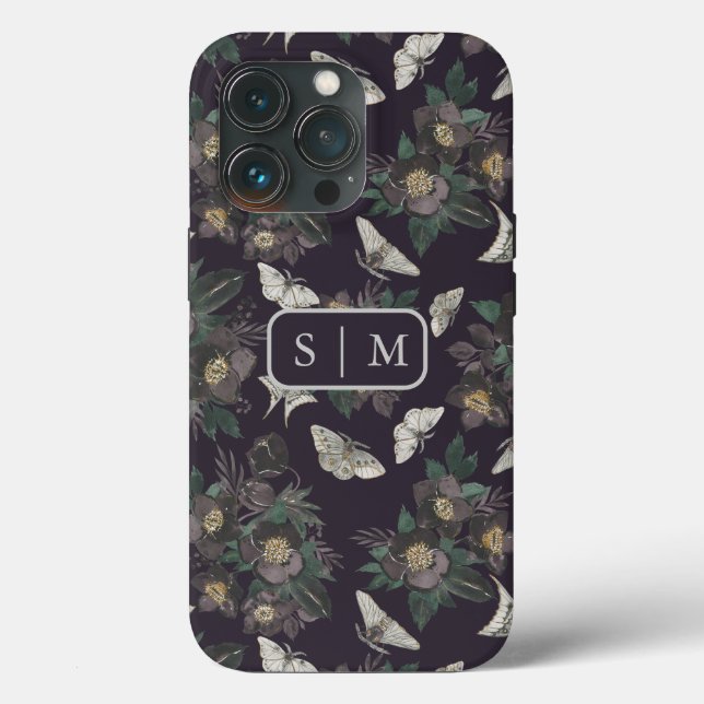 Funda De Case-Mate Para iPhone Moth Butterfly patrón Funda-Mate iPhone Estuche (Reverso )