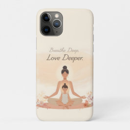 Funda Para iPhone 11 Pro Mother & Child Meditation Serenity Art