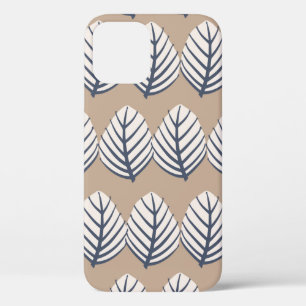 Funda Para iPhone 12 motif de hoja vintage simple y moderno