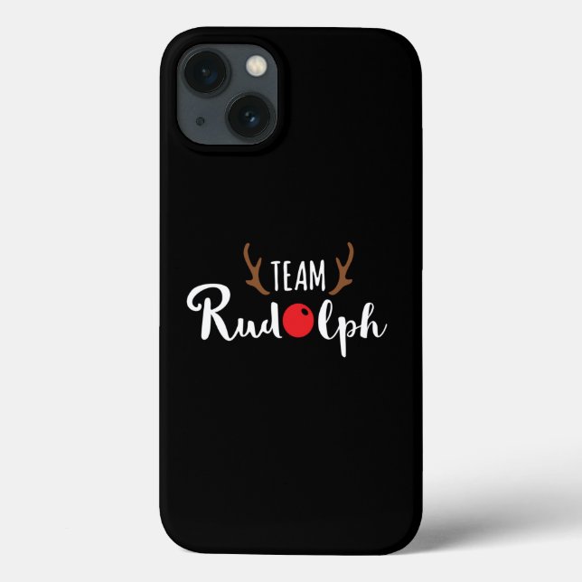 Funda De Case-Mate Para iPhone Motif Navidades de Team Rudolph (Reverso)