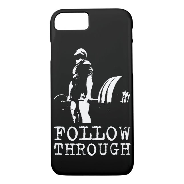 Funda De Case-Mate Para iPhone Motivación de entrenamiento (Reverso)