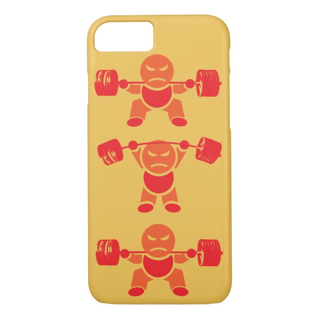 Funda De Case-Mate Para iPhone Motivación de gimnasio (Reverso)