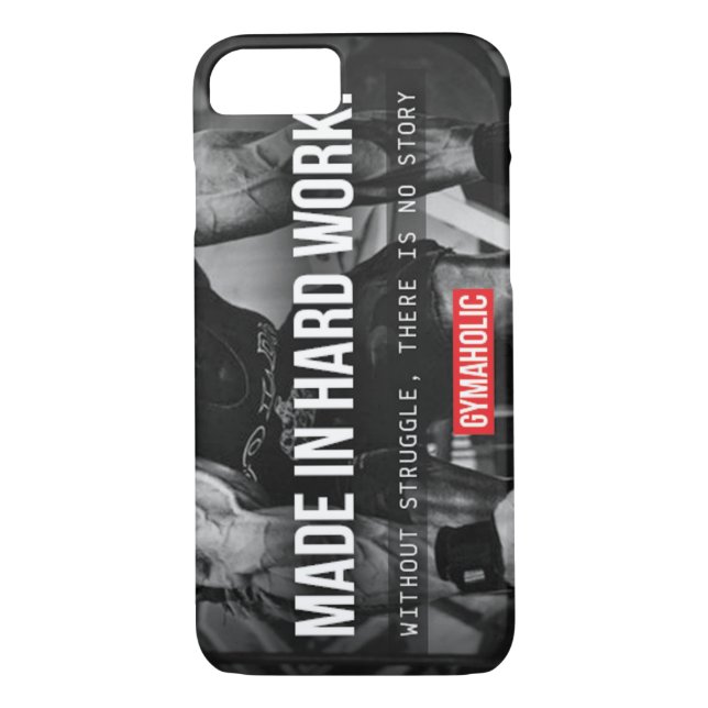 Funda De Case-Mate Para iPhone Motivación para la construcción de cuerpos (Reverso)