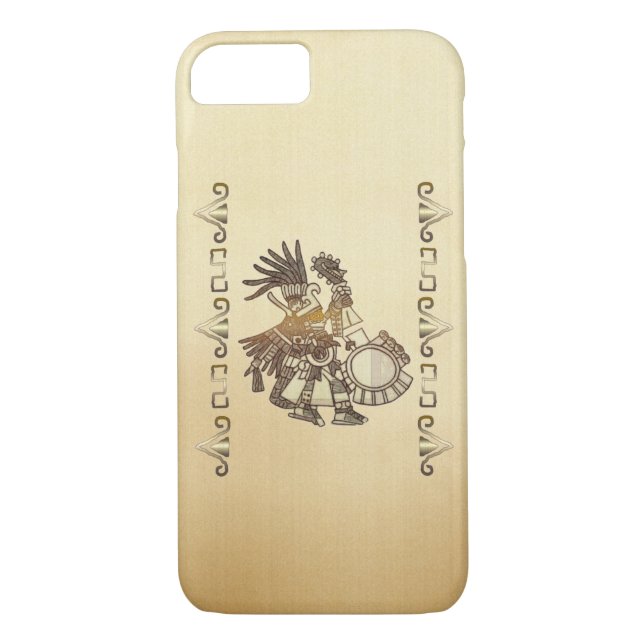 Funda De Case-Mate Para iPhone Motivo de arte folclórico Aztec Huitzilopochti (Reverso)