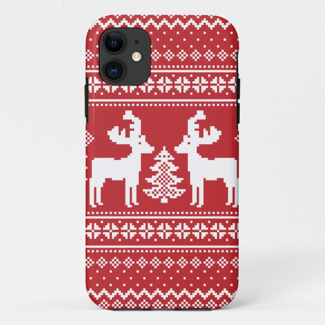 Funda De Case-Mate Para iPhone Motivo de la Navidad (Reverso)