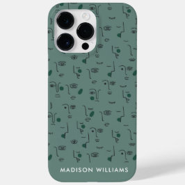 Funda Para iPhone 14 Pro Max De Case-Mate Motivos Botánicos Personalizados con Nombre