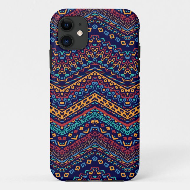 Funda De Case-Mate Para iPhone Motivos étnicos (Reverso)