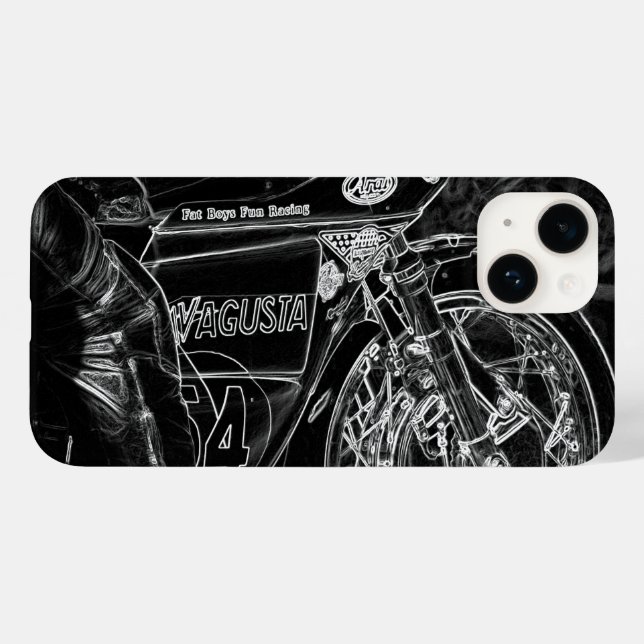 Funda De Case-Mate Para iPhone Motocicleta 1 iphcna (Reverso  (Horizontal))