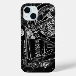 Funda Para iPhone 15 Motocicleta 1 iphcnm
