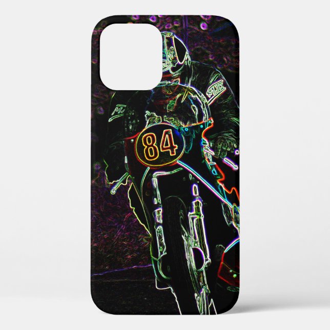 Funda De Case-Mate Para iPhone Motocicleta 2 ipha (Reverso )