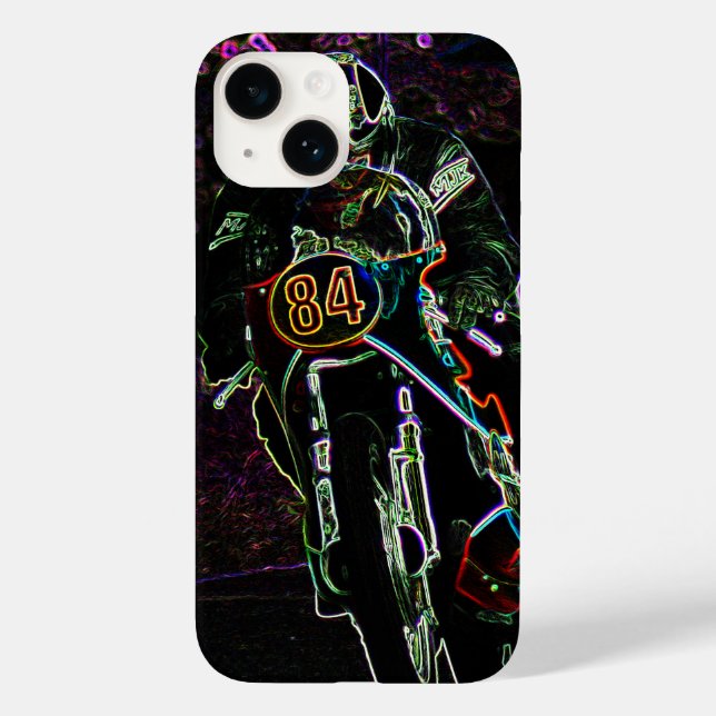 Funda De Case-Mate Para iPhone Motocicleta 2 iphcnm (Reverso )