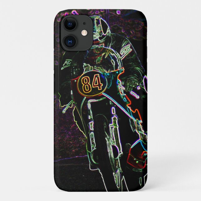 Funda De Case-Mate Para iPhone Motocicleta 2 iphcnm (Reverso)