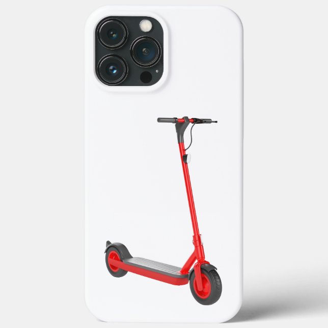 Funda De Case-Mate Para iPhone Motocicleta eléctrica roja (Reverso )