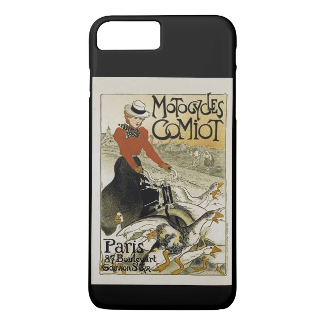 Funda De Case-Mate Para iPhone Motocicletas Comiot (Reverso)