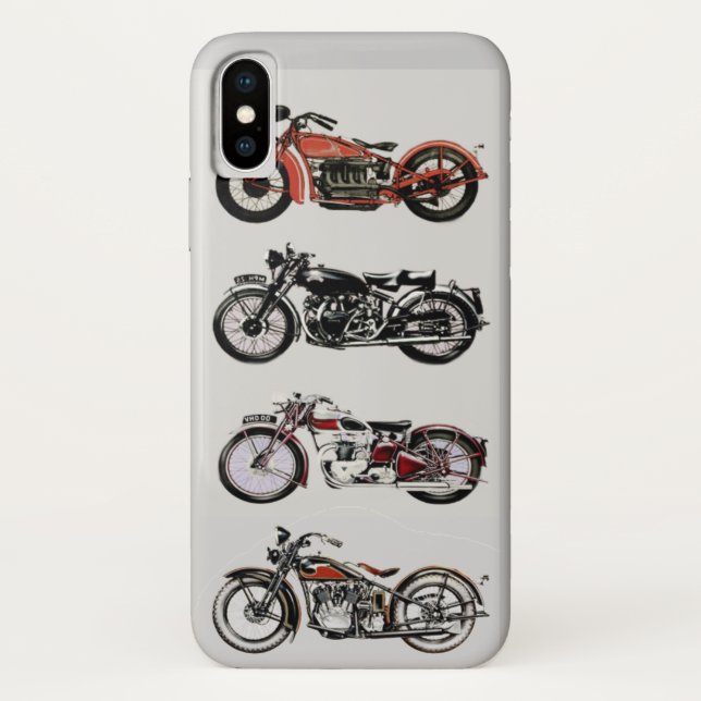 FUNDA DE Case-Mate PARA iPhone MOTOCICLETAS DE VINTAJE (Reverso)