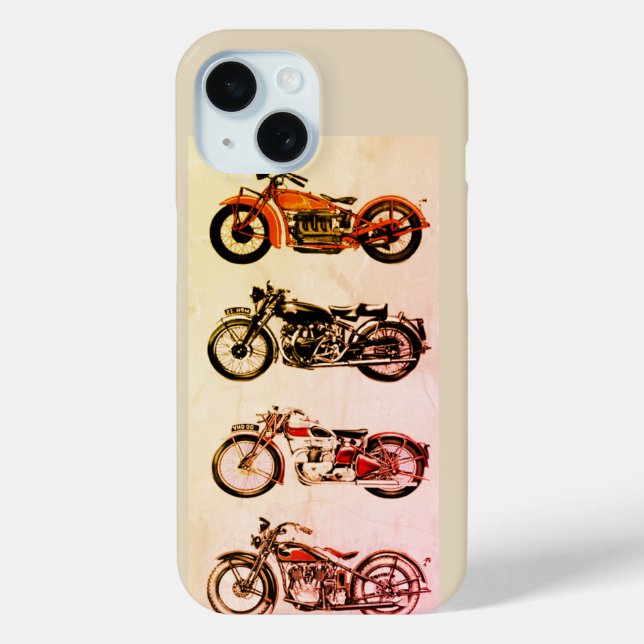 FUNDA DE Case-Mate PARA iPhone MOTOCICLETAS DE VINTAJE CLÁSICA (Reverso )