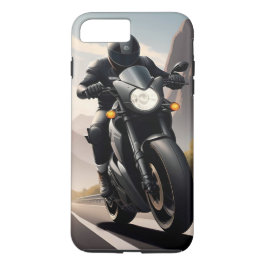 Funda Para iPhone 8 Plus/7 Plus Motociclista en bicicleta de alto rendimiento