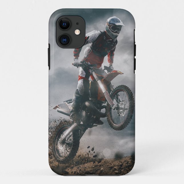 Funda De Case-Mate Para iPhone Motocross Rider (Reverso)