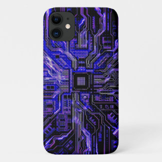 Funda Para iPhone 11 Motor de placa de circuito de papel tapiz de alta 