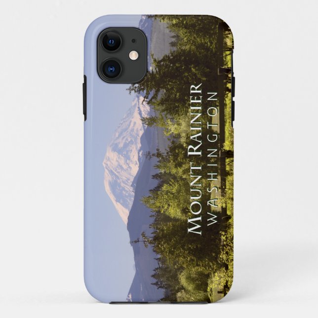 Funda De Case-Mate Para iPhone Mount Rainier, Washington (Reverso)