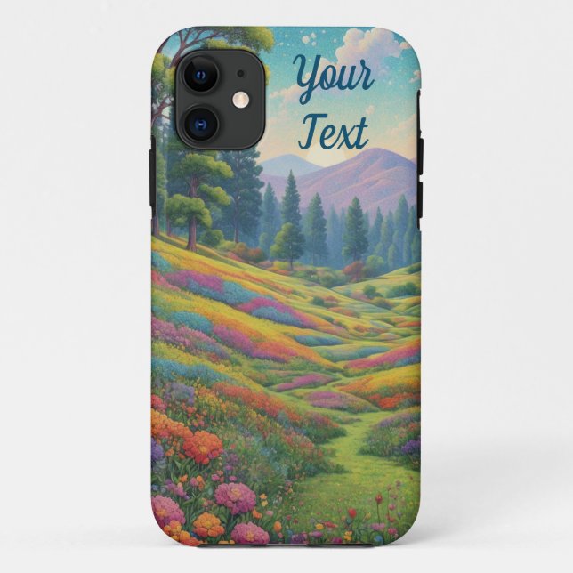 Funda De Case-Mate Para iPhone Mountain Meadow (Reverso)