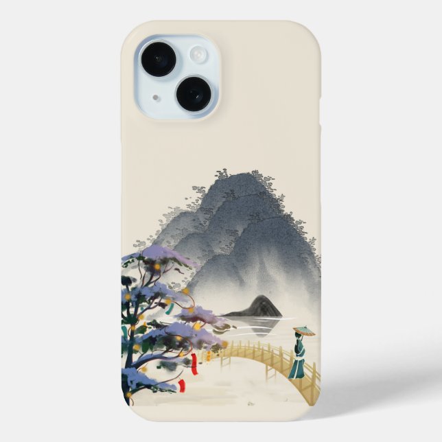 Funda De Case-Mate Para iPhone Mountains phone case (Reverso )