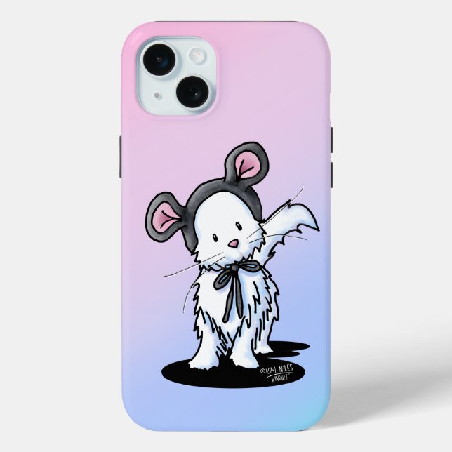 Funda De Case-Mate Para iPhone Mouse Kitty KiniArt (Reverso )