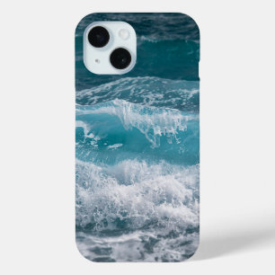 Funda Para iPhone 15 Movimiento Tranquilo del Mar Inspirado Premium