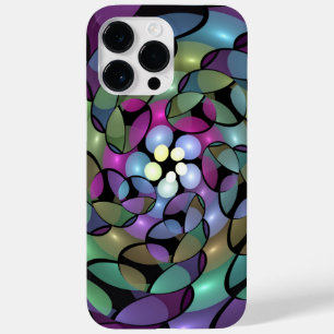Funda Para iPhone 14 Pro Max De Case-Mate Movimientos coloridos Resumen Arte Fractal Trippy