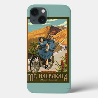 Funda Para iPhone 13 Mt. Haleakala Viaja en bicicleta por Hawaii