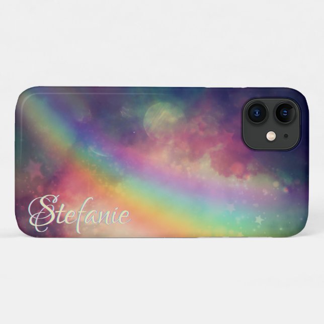 Funda De Case-Mate Para iPhone Muchas estrellas y lunas (Reverso (horizontal))