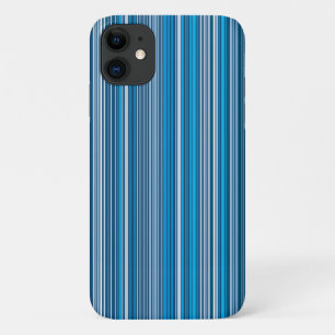 Funda Para iPhone 11 Muchas franjas multicolores en el azul