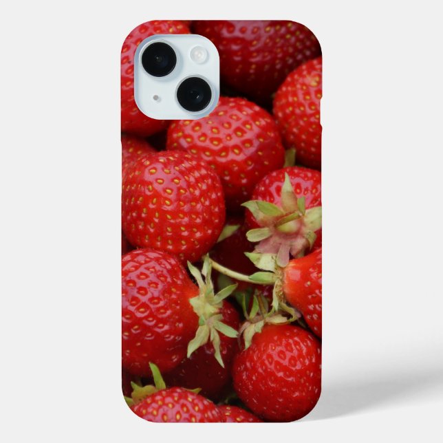 Funda De Case-Mate Para iPhone Muchas fresas (Reverso )