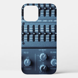 Funda Para iPhone 12 Muchos botones en un mezclador de sonido en un est