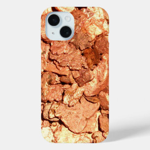Funda Para iPhone 15 Muchos chiringuitos Metalizado de cobre brillantes