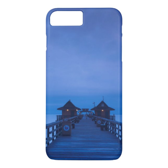 Funda De Case-Mate Para iPhone Muelle de Nápoles, amanecer (Reverso)