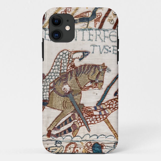 Funda De Case-Mate Para iPhone Muerte del Rey Harold (Tapiz Bayeux) (Reverso)