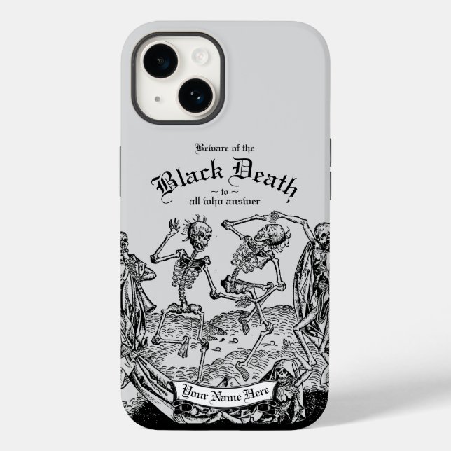 Funda De Case-Mate Para iPhone Muerte negra (Reverso )