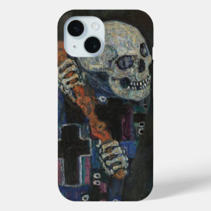 Funda Para iPhone 15 Muerte y Vida por Gustav Klimt Arte Nouveau Vintag