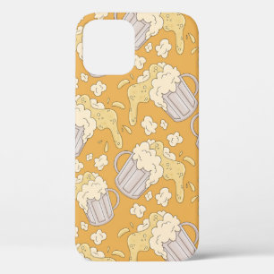 Funda Para iPhone 12 Mug con un patrón sin fisuras de personalizado de 