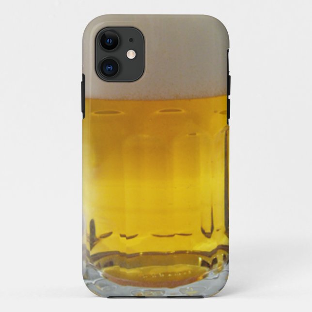 Funda De Case-Mate Para iPhone Mug de cerveza (Reverso)