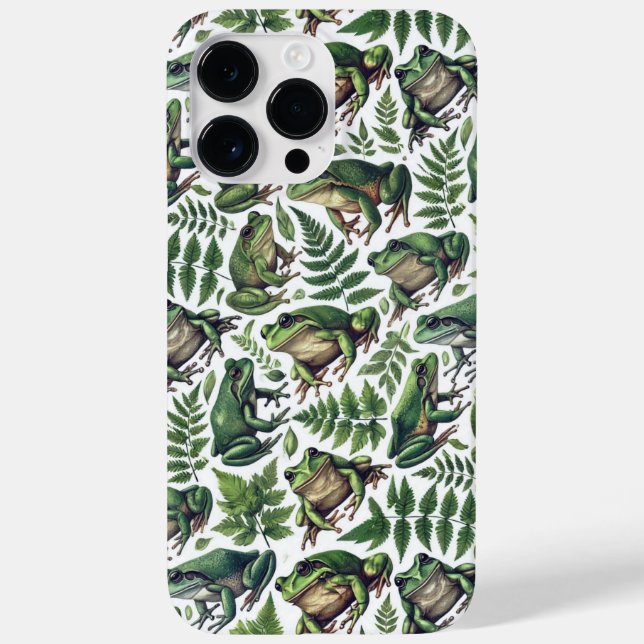 Funda De Case-Mate Para iPhone Mug. de ranas forestales (Reverso)