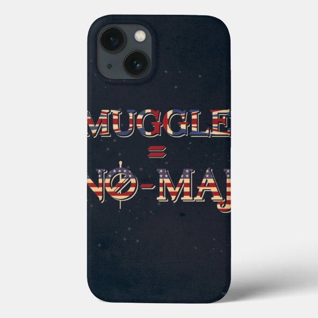 FUNDA DE Case-Mate PARA iPhone MUGGLE™ = NO-MAJ™ (Reverso)